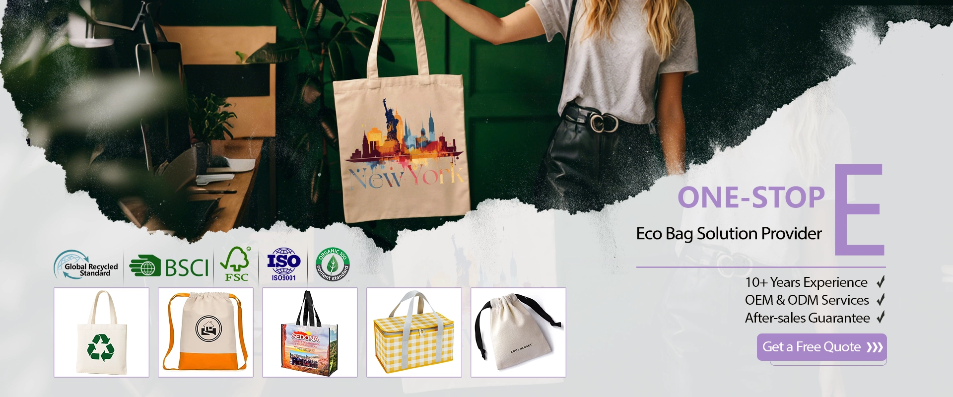 Fabricant de sacs RPET