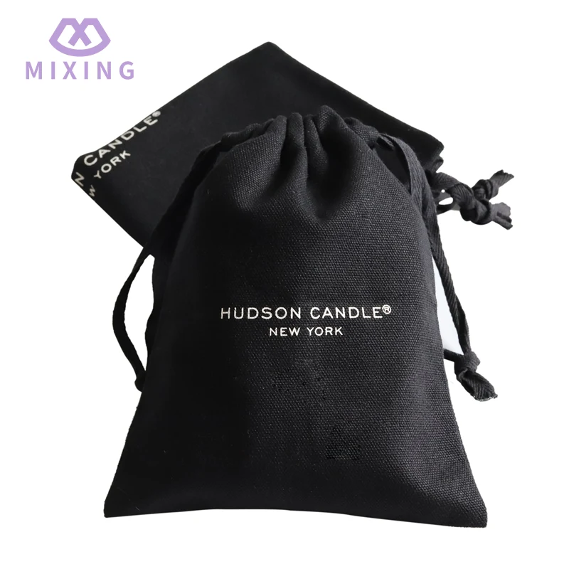 Sac à poussière en toile en coton noir