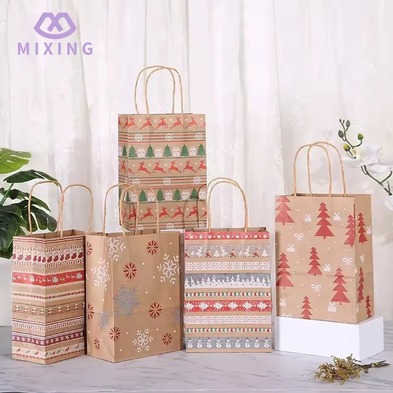 Sacs-cadeaux de Noël Kraft