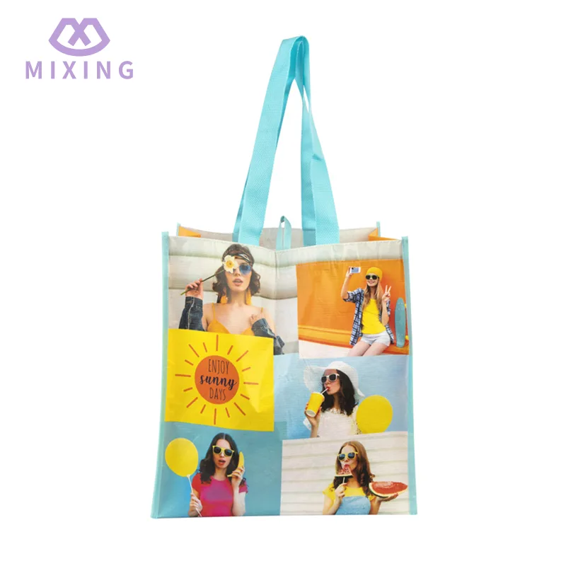 Sac fourre-tout de plage rpet laminé