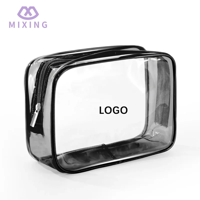 Sac cosmétique transparent