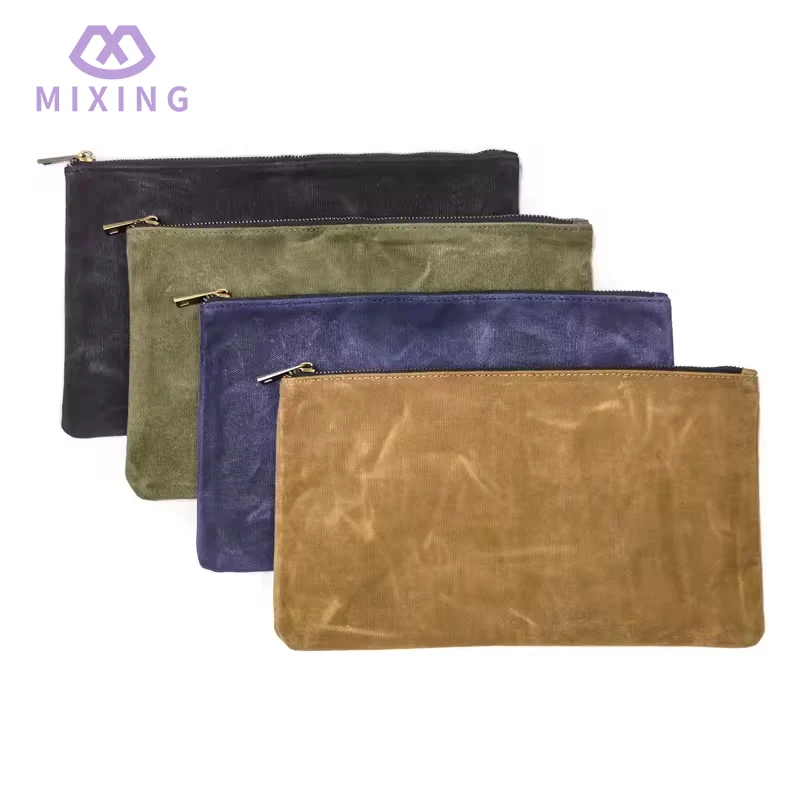 Pochette à outils en toile cirée